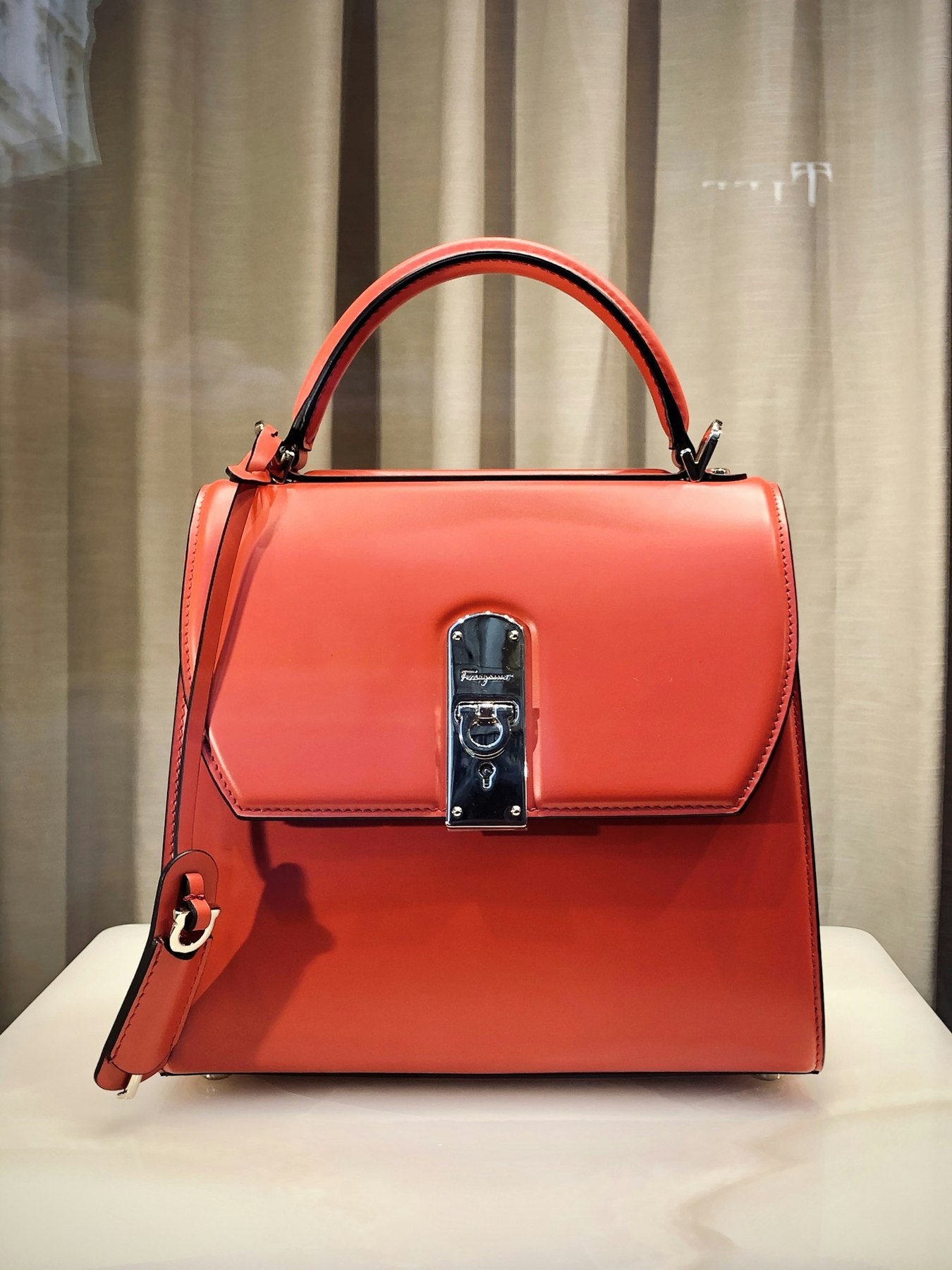 The City Handle in Burnt orange